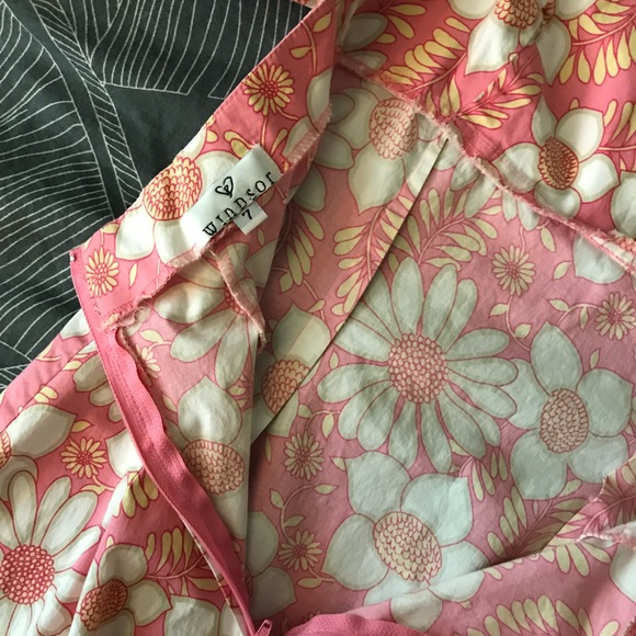 [Vintage] Windsor Floral Sheath Sundress Tie Back - Picture 4 of 8